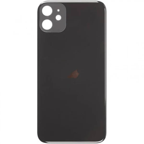 Rear Glass Replacement with Bigger Size Camera Cut-out for iPhone 11-Black Rear Glass Replacement with Bigger Size Camera Cut-out for iPhone 11-Black